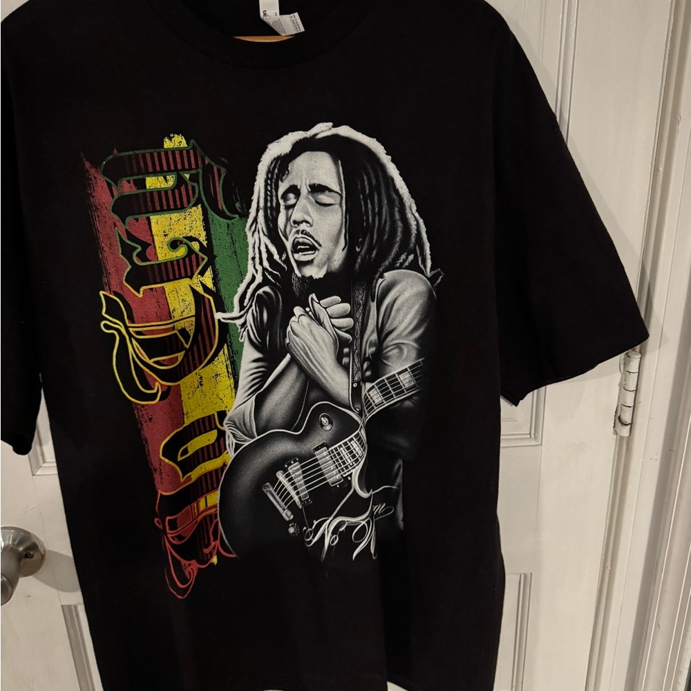 Bob Marley Graphic T-Shirt - Black